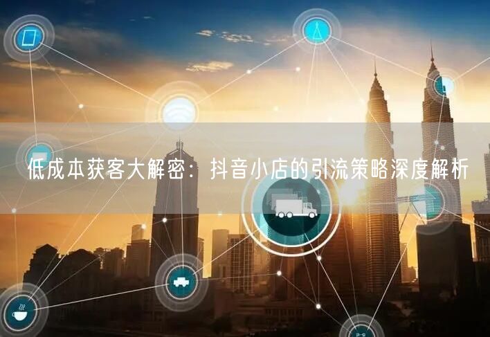 低成本获客大解密:抖音小店的引流策略深度解析